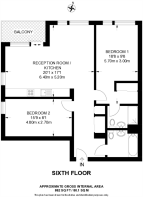 Floorplan area for info only, not for £/sq. ft valuation