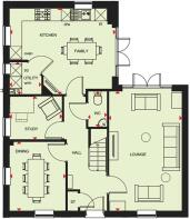Ground floor of our 4 bed Alfreton home