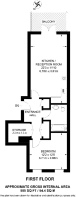 Floorplan area for info only, not for £/sq. ft valuation