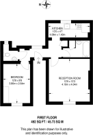 Floorplan area for info only, not for £/sq. ft valuation