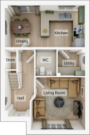 Ground Floor - 3D