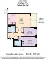 Saxon House, Kings Road Park, 1 Parkland Way SW6,.