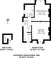 Floorplan area for info only, not for £/sq. ft valuation
