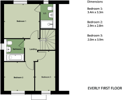 Handed floorplan