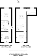Floorplan area for info only, not for £/sq. ft valuation