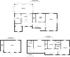 Mews Cottage, Bronygarth - all floors.JPG