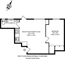 Floorplan area for info only, not for £/sq. ft valuation