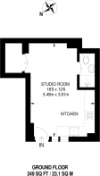 Floorplan area for info only, not for £/sq. ft valuation