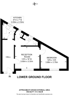Floorplan area for info only, not for £/sq. ft valuation