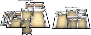 Claveron Floorplan including Annex
