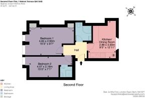 Second Floor Flat, 1 Walcot Terrace, Bath BA1 6AB-