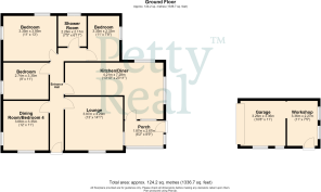 The Bungalow , Dotcliffe Road, Kelbrook - all floors