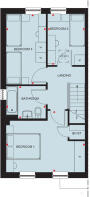 First floor floorplan for The Louth