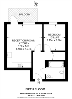 Floorplan area for info only, not for £/sq. ft valuation