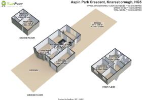 EweMove Harrogate 3D Plot Plan