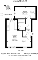 Floorplan area for info only, not for £/sq. ft valuation