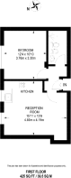 Floorplan area for info only, not for £/sq. ft valuation