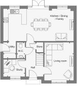 Dandara - Meadow View - The Hawthorn, Home 216 floorplan