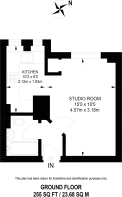 Floorplan area for info only, not for £/sq. ft valuation