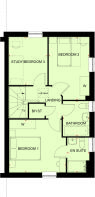 First floor plan of the martham end terrace