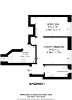 Floorplan area for info only, not for £/sq. ft valuation
