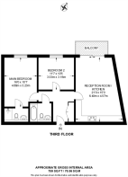 Floorplan area for info only, not for £/sq. ft valuation