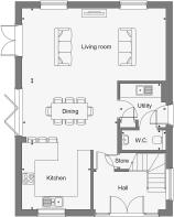 Dandara - The Russetts - The Sycamore, Home 023 floorplan