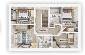 First Floor - 3D