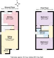 19 Jasmine Grove, Paignton 2d plan