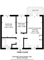 Floorplan area for info only, not for £/sq. ft valuation