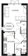 Chapel Gate Norbury ground floor plan