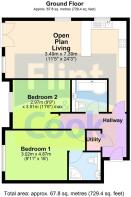 Flat 12 King Georges View , Hinton Road - all floo