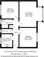 2, Lorraine Court, 59-61, Osborne Villas, Hove, BN
