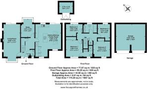 15 Painters Close, Bloxham Floorplan w_ outbuildin