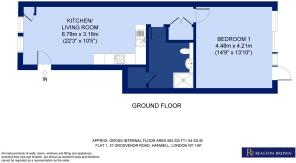 Flat 1 37 Grosvenor Road Hanwell London W7 1HP