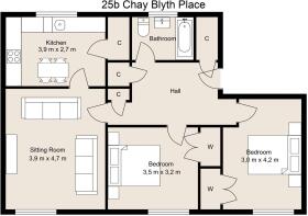 25b Chay Blyth Place - 2D - 1. Floor - Letterhead.