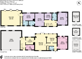 Floor plan - Old Rectory Cottage - Main House