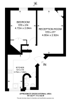 Floorplan area for info only, not for £/sq. ft valuation