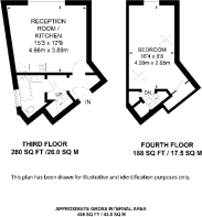Floorplan area for info only, not for £/sq. ft valuation