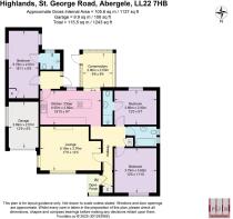 Floor Plan - Highlands, St. George Road, Abergele 