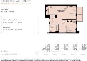 The Acer Apartments Plot F1705 - Floor Plan