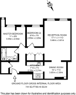 Floorplan area for info only, not for £/sq. ft valuation