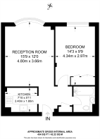 Floorplan area for info only, not for £/sq. ft valuation