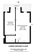 Floorplan area for info only, not for £/sq. ft valuation