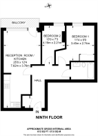Floorplan area for info only, not for £/sq. ft valuation