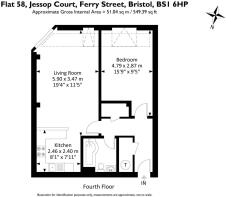 Flat 58, Jessop Court, Ferry Street, Bristol, BS1 