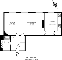 Floorplan area for info only, not for £/sq. ft valuation