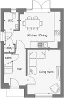 Dandara - Prior's Edge - The Frogmore, Home 13 floorplan