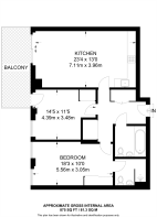 Floorplan area for info only, not for £/sq. ft valuation