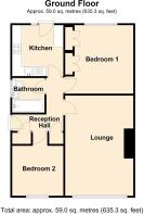 2D Floor Plan 7 Maes Melwr, Llanrwst - all floors.
